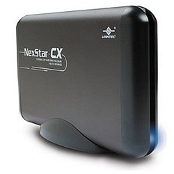 Vantec NexStar CX NST-300S2-BK 3.5-Inch SATA to USB 2.0 External Hard Drive Enclosure (Black)