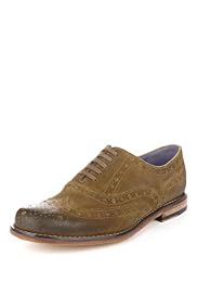 Autograph Leather Stain Defence™ Layered Suede Brogue Shoes