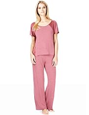 Autograph Contrast Panel Pyjama Top
