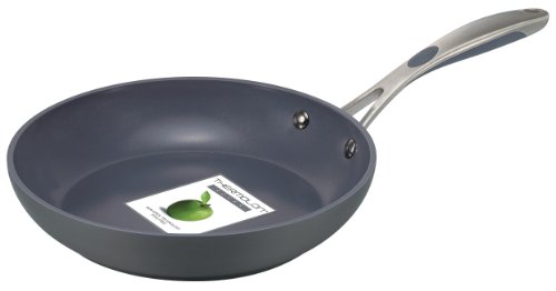 GreenPan, Vienna Hard Anodised Aluminium, 28 cm, Open Fry Pan, Ceramic Non-Stick Coating