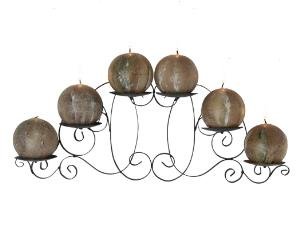 Danya B QBA546-6 Swirl Wall Candleholder