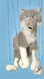 Forest Animal (Grey Wolf) Small Marionette (B368)