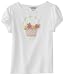 Hartstrings Girls 2-6X Easter Basket Motif Tee, White, 4T
