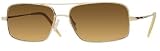 Oliver Peoples ARIC Rectangular Aviator Sunglasses