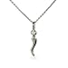 Eve's Addiction Kid's Sterling Silver Italian Horn Pendant