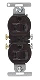 COOPER WIRING DEVICES 5270B-BU DUPLEX GROUNDING RECEPTACLE