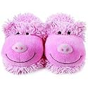 Aroma Home Fuzzy Friends Slippers - Pig