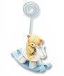 Blue Rocking Horse Placecard and Picture Holder Baby Shower Favor