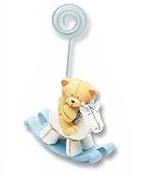 Blue Bear-Horse Place Card Holder