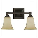 Murray Feiss VS12402-ORB American Foursquare 2 Light Vanity Fixture in Oil Rubbe