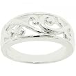 Ladies Wave Filigree Ring in Sterling Silver 925