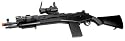 TSD Sports S.O.C.16 Bolt Action Spring Powered Airsoft Sniper Rifle with Red Dot Scope and Flashlight
