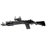 TSD Sports S.O.C.16 Bolt Action Spring Powered Airsoft Sniper Rifle with Red Dot Scope and Flashlight