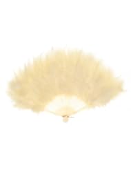 Home: Zucker Feather Products Large Marabou Feather Fan, Ivory - Zucker Feather Products