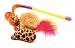 Ethical Cat Fur Feather Teaser With 2 Toys Assorted - 2536