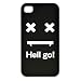 FACE HELL GO iPhone 4COVER BLACK フェイスヘルゴーアイフォーンカバーケース ホワイト