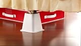 Kennedy Home Collection 2997 Bed Raiser Set, 4 Count, White