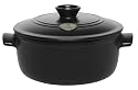 Runder Schmortopf / Bräter Ø 24 cm 4 l schwarz