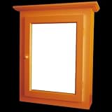Medicine Cabinets Wood Golden finish Flush