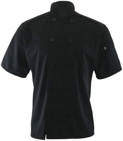 Ed Garments Men's 10 Button Short Sleeve Chef Coat
