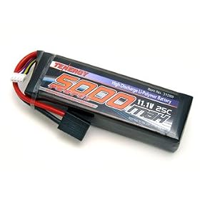 11.1V 5000mAh 25C Li-Polymer Battery Pack with Traxxas Connector from Battery Packs