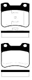 Produkt-Bild: AUTEK Bremsbel&auml;ge vorn CITROEN SAXO 1.6VTL VTR 1.4VTS 1.0X 1.1X SX 1.6VTS 1.5D