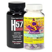 H57 Hoodia & Stacker 3 Combo - 60 caps. + 100 caps.