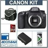 Canon EOS-7D Digital SLR Camera Body Kit, with 2 4GB CF Memory Cards (total of 8GB), Spare Canon LP-E6 Battery, Slinger Camera Bag, Visible Dust EZ Sensor Cleaning Kit - FREE: Red Giant Adorama Production Bundle for PC/Mac a $599.00 Retail Value