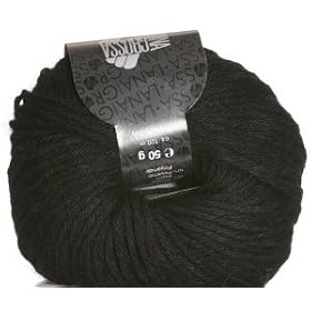 Lana Grossa Yarn - Meringo Yarn - 08 - Black