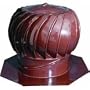 Good Value Internally Braced Aluminum Wind Turbine, 12" BROWN ALUM TURBINE