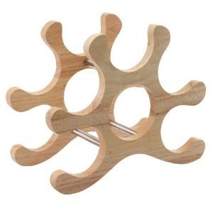 6 Bottle Organic Shape Wine Rack