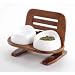 Pet Supplies : Doggy Dining Table (Autumn Matte) (12.8"H x 17.7"W x 12.9"D)