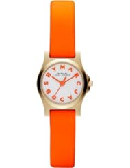 Marc by Marc Jacobs Henry Dinky Orange Leather Womens Watch - MBM1236