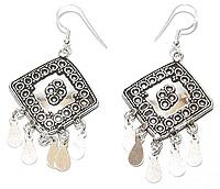 Earring for Girls in Sterling Silver 2.5 inches (ers202)