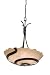 Kalco 4576TO Tortoise Shell Iron Ribbon Contemporary / Modern 24