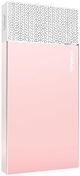 Power Slim Pro 10000 mAh Power Bank for iPhone Samsung HTC and Other Electronics,DaliNova(Pink)