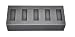 1/2 oz Troy Ounce 5 Cavity Trapezoid Gold Graphite Ingot Mold For Melting Casting Refining Scrap Jewelry