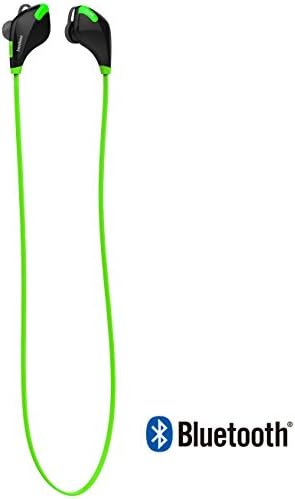 Sport Bluetooth Headphone, Trendwoo Runner X6 Wireless Earbud Stereo Earphone Headset with Microphone Sweatproof for Gym Running Exercise (Black+Green))