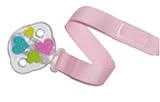 Gumdrop Pacifier Clip - Pink with Butterflies Gumdrop Pacifier Clip - Pink with Butterflies