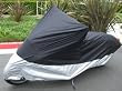 Light Weight Motorcycle Cover-XXL Black Fits up to 108