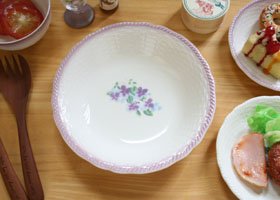 マニー ヴィオレ 陶器 スープレート(PU)