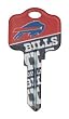 Buffalo Bills Kwikset KW1 House Key