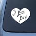 I LOVE LUCY - Lucille Ball - Vinyl Car Decal Sticker #1799 | Vinyl Color: White