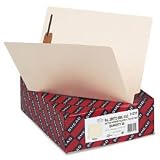 End Tab Fastener Folders, Fastener Pos-1 and 3, 14pt Manila, 2-Ply Tab, Letter SMD34215