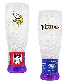 Minnesota Vikings Crystal Pilsner Glass