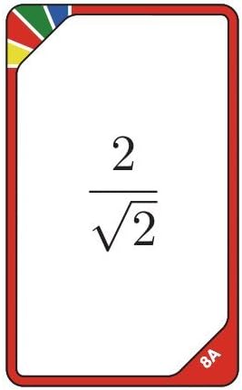 Decimal Numbers, Percentages, Decimal, Fractions, Squares, Exponents and More - Fun Educational Math Playing Cards for Travel, Homeschool, Middle, High School - Play Memory, War, Uno