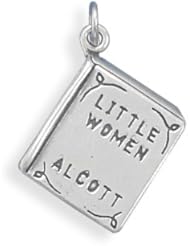 Little Women Book Charm, Sterling Silver