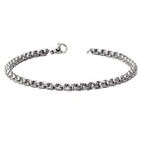 Titanium 4MM Box Link Bracelet