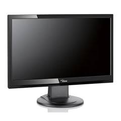 Fujitsu L3190T 47 cm (18,5 Zoll) TFT Widescreen Monitor (VGA, dyn. Kontrast 10000:1, 1366 x 768 Pixel, 5ms Reaktionszeit, 300 cd/m??) schwarz