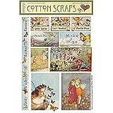 Homespun Cotton Scraps 8.5x11 Sheet: Fairy